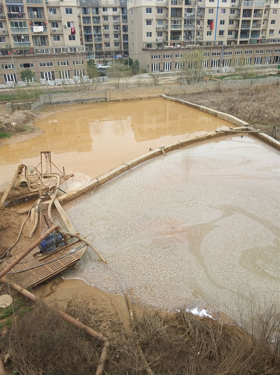 湘乡沉淀池淤泥清理-厂区废水池淤泥清淤